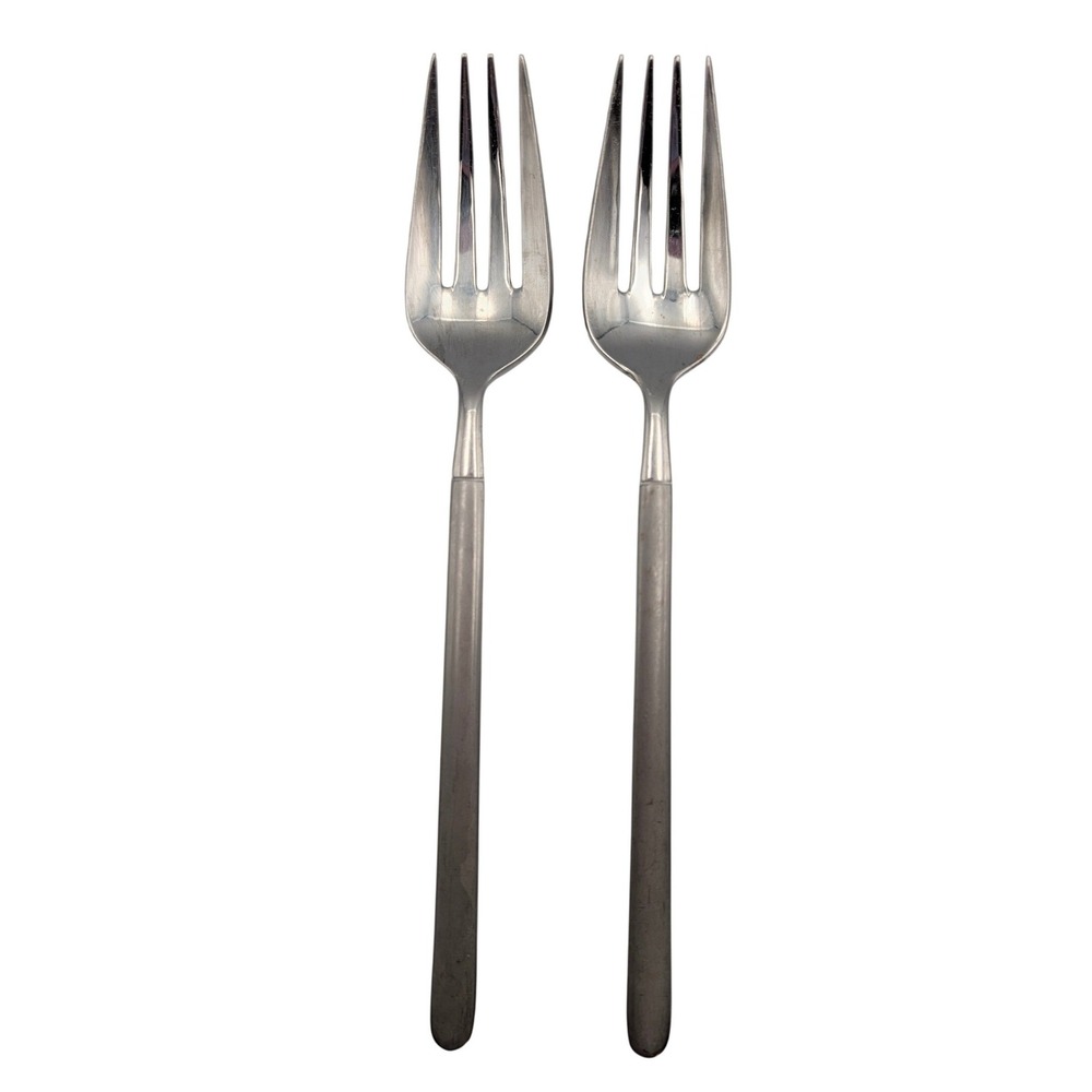 Royal Doulton Stainless Steel Dinner Forks Set of 2 Flatware Satin Handle 18/10
